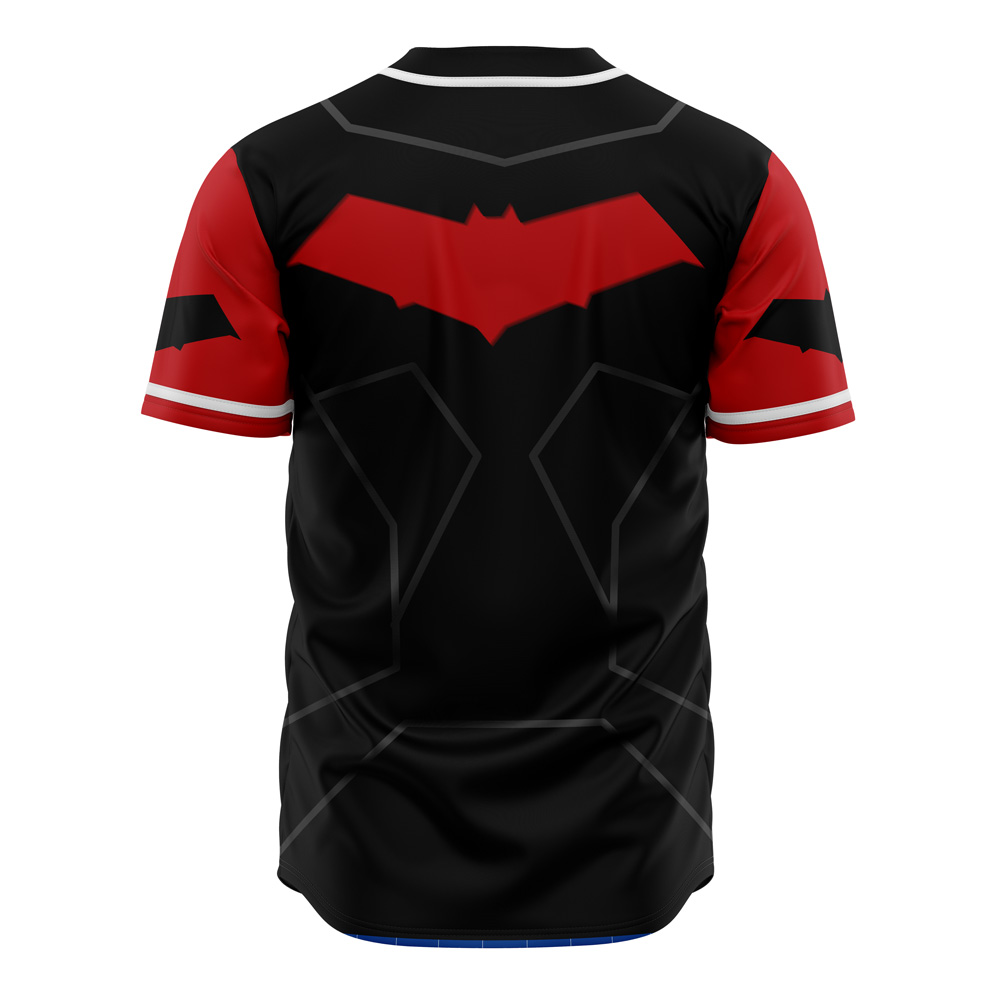 Red Hood DC Comics Baseball Jersey