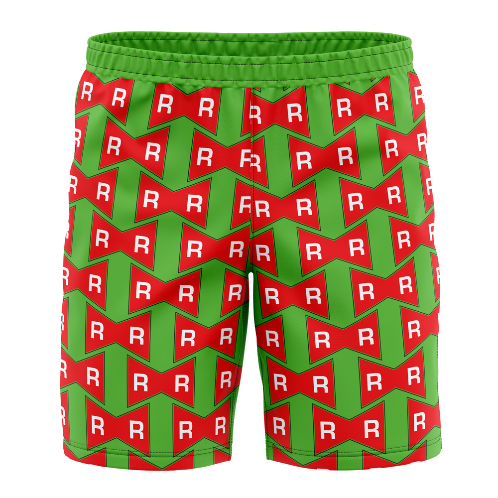 Red Ribbon Army Dragon Ball Board Shorts Swim Trunks