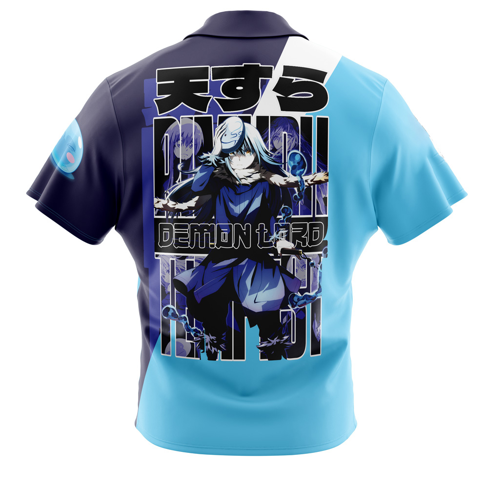 Rimuru Tempest That Time I Got Reincarnated as a Slime Button Up Hawaiian Shirt