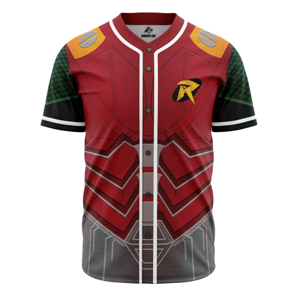 Robin Cosplay DC Comics Baseball Jersey