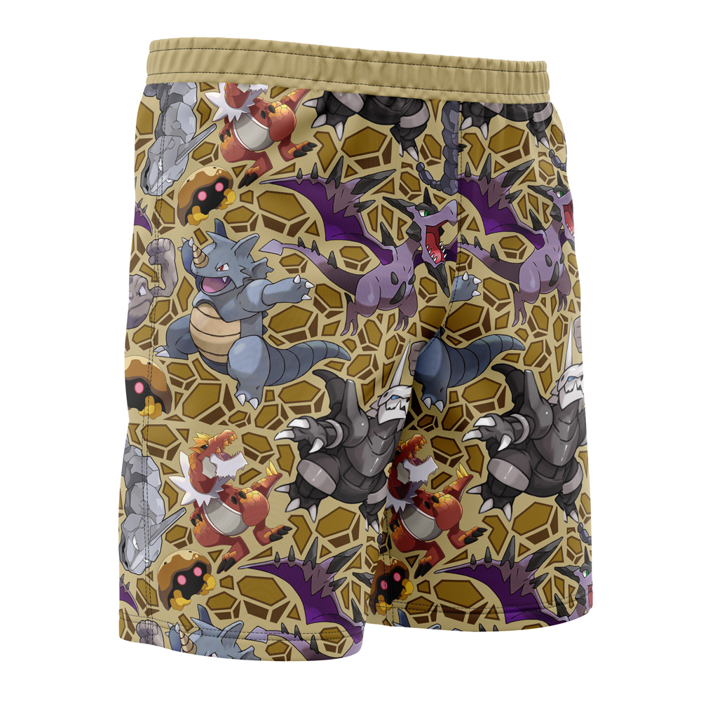 Rock Type Pokemon Pokemon Board Shorts Swim Trunks