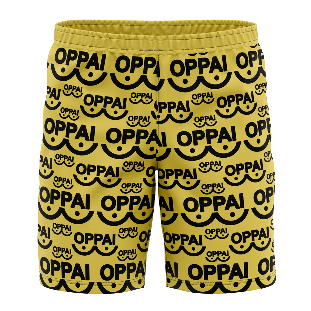 Saitama Oppai One Punch Man Board Shorts Swim Trunks