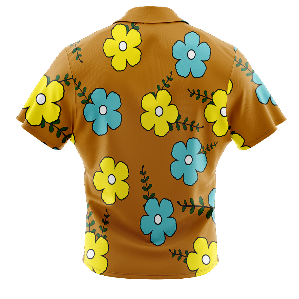 Sanji Egghead Island One Piece Pirates Button Up Hawaiian Shirt