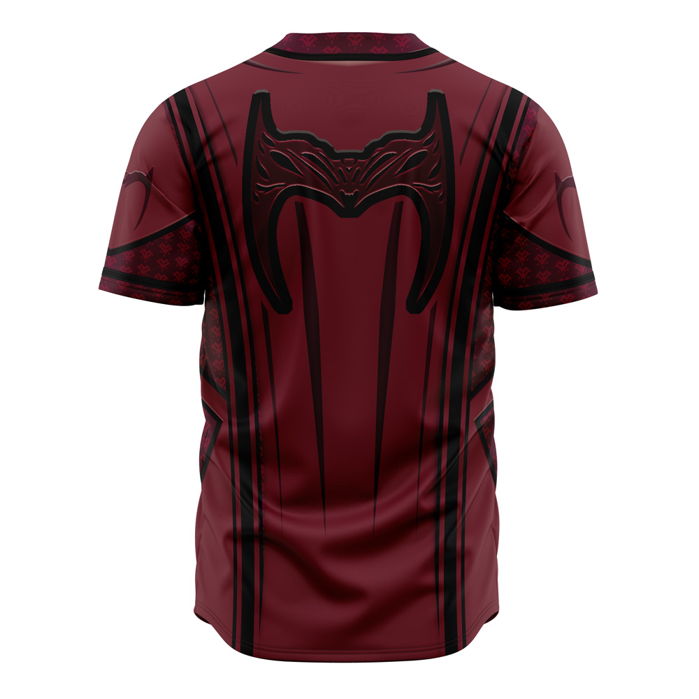 Scarlet Witch Cosplay Marvel Baseball Jersey