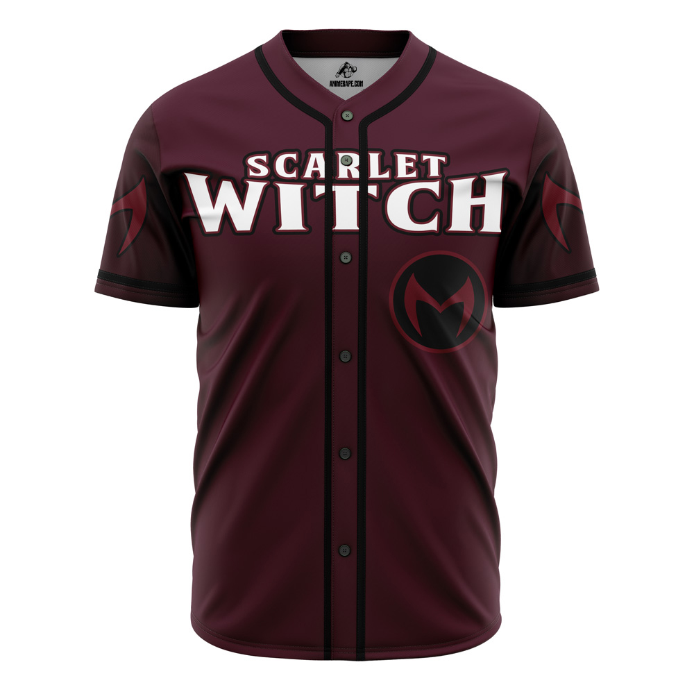 Scarlet Witch Marvel Baseball Jersey