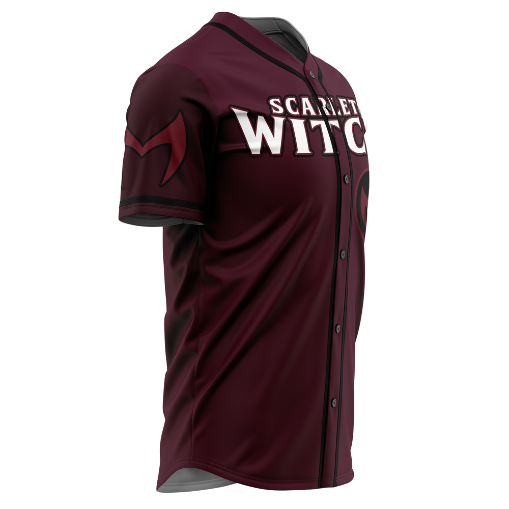 Scarlet Witch Marvel Baseball Jersey