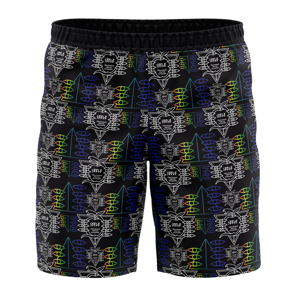 Seele Neon Genesis Evangelion Board Shorts Swim Trunks