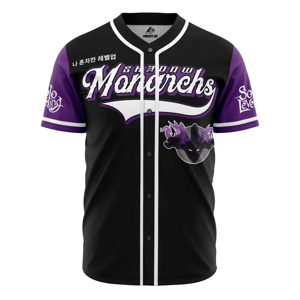 Shadow Monarchs God Solo Leveling Baseball Jersey