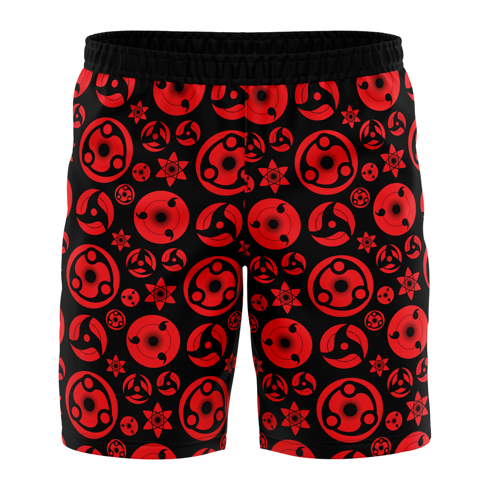 Sharingan Naruto Shippuden Board Shorts Swim Trunks
