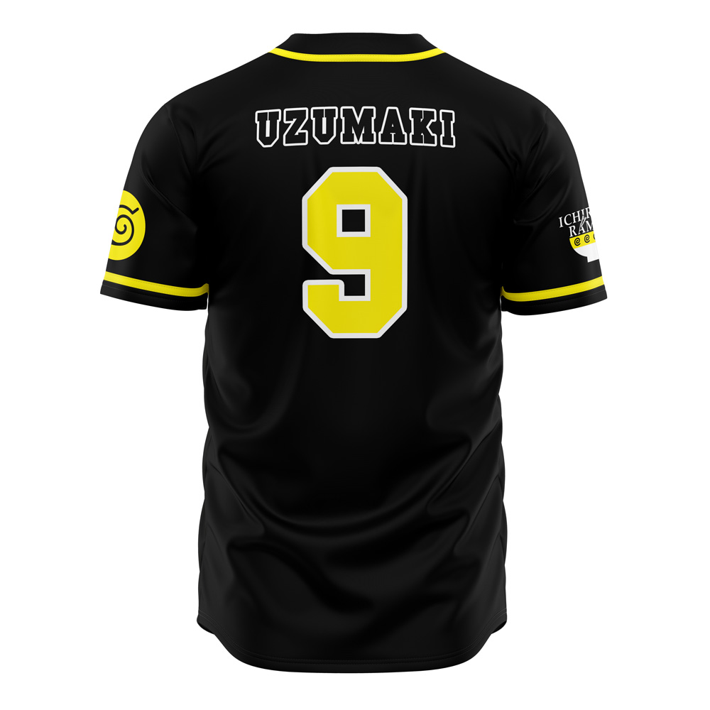 Shippuden Hidden Leaf Uzumaki Naruto Baseball Jersey