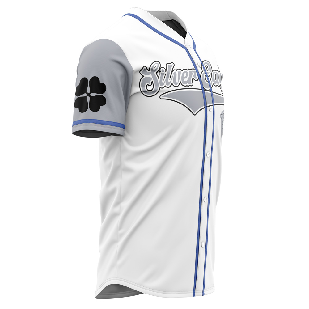 Silver Eagles Black Clover Baseball Jersey