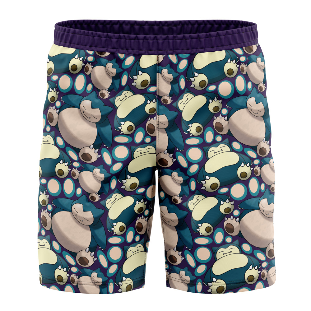 Snorlax Pokemon Board Shorts Swim Trunks
