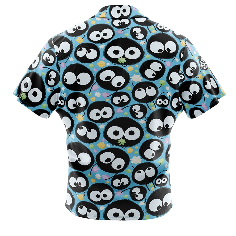 Soot Sprites Spirited Away Button Up Hawaiian Shirt