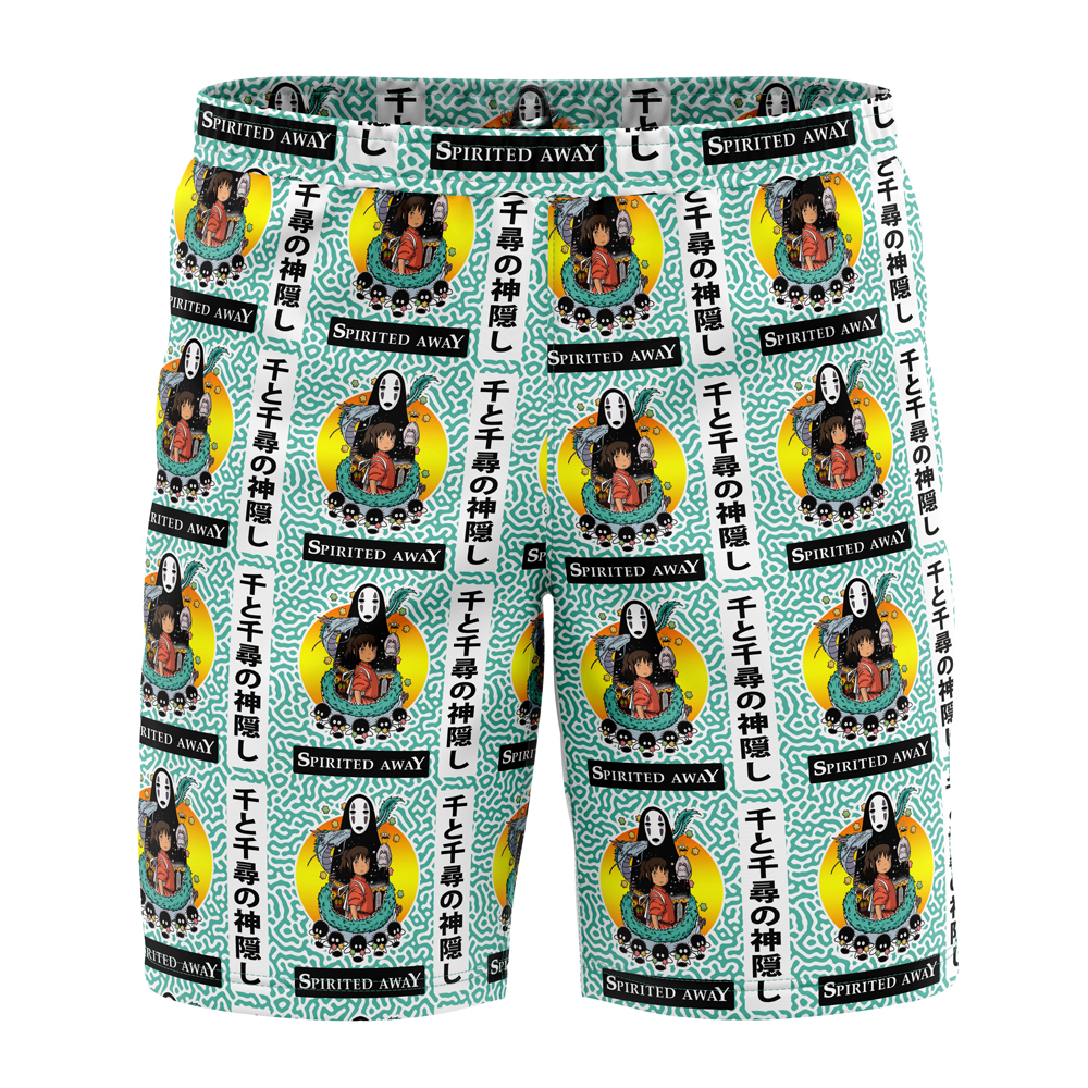 Spirited Away Studio Ghibli Board Shorts Swim Trunks