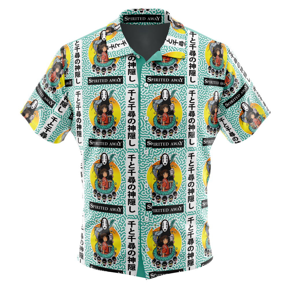 Spirited Away Studio Ghibli Button Up Hawaiian Shirt PR-659584