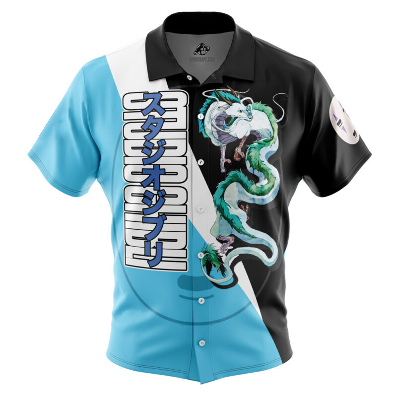 Spirited Away Studio Ghibli Button Up Hawaiian Shirt 2