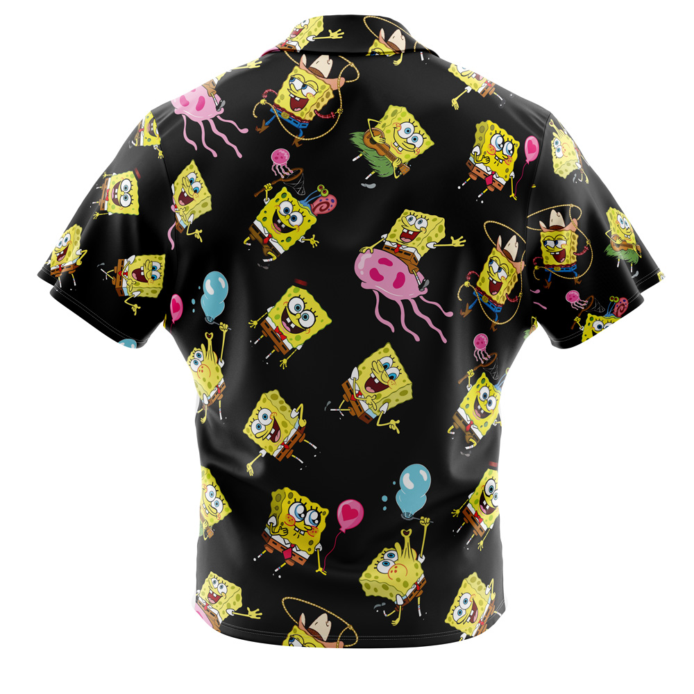 Spongebob Mood Spongebob Squarepants Button Up Hawaiian Shirt