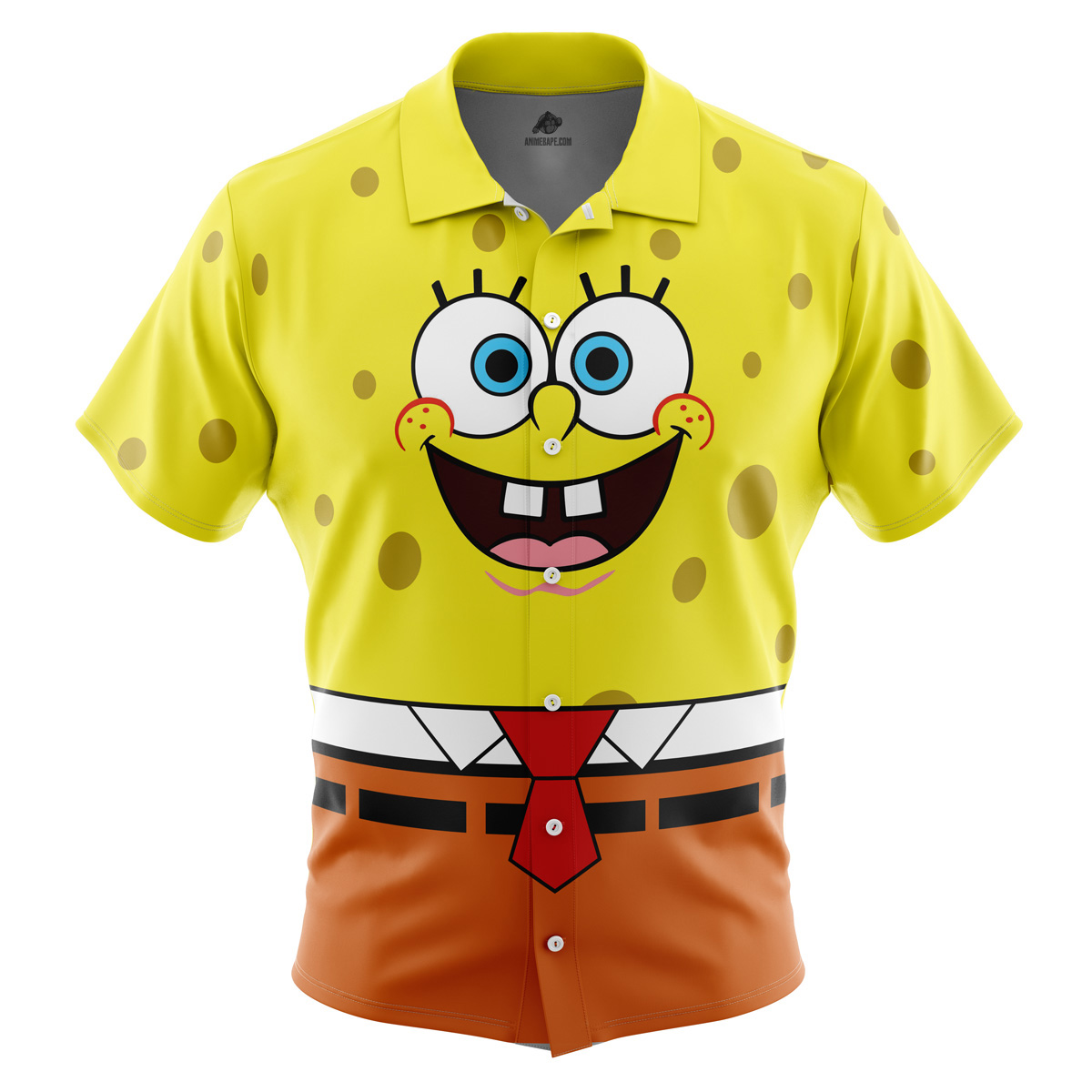 SpongeBob SquarePants Nickelodeon Button Up Hawaiian Shirt 2