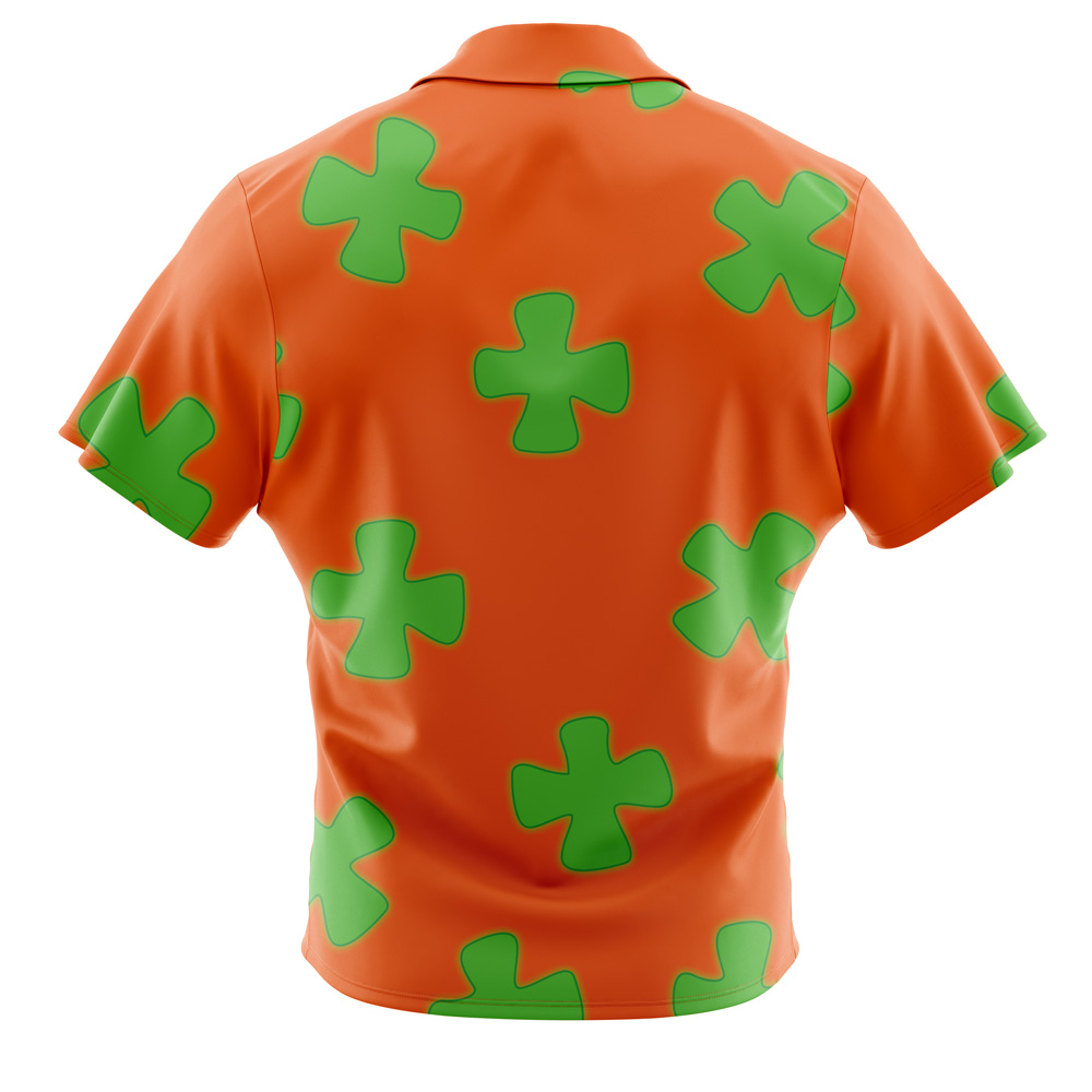 Spongebob Tiki Land Spongebob SquarePants Button Up Hawaiian Shirt