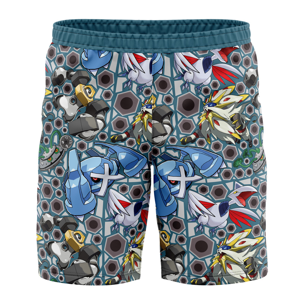 Steel Type Pokemon Pokemon Board Shorts Swim Trunks