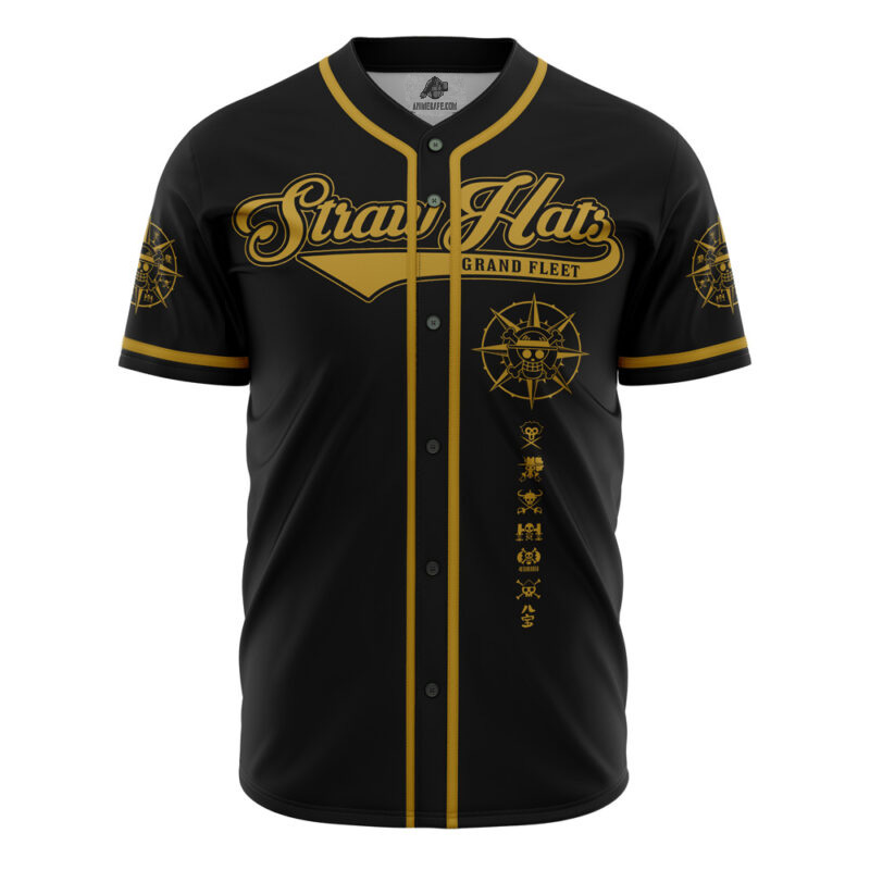 Straw Hat Grand Fleet One Piece Pirates Baseball Jersey