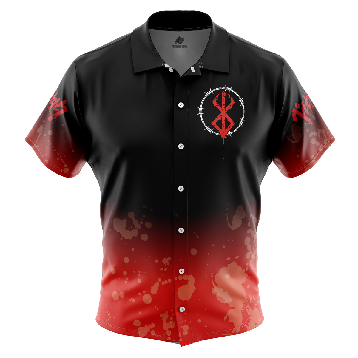 Struggler Berserk Button Up Hawaiian Shirt