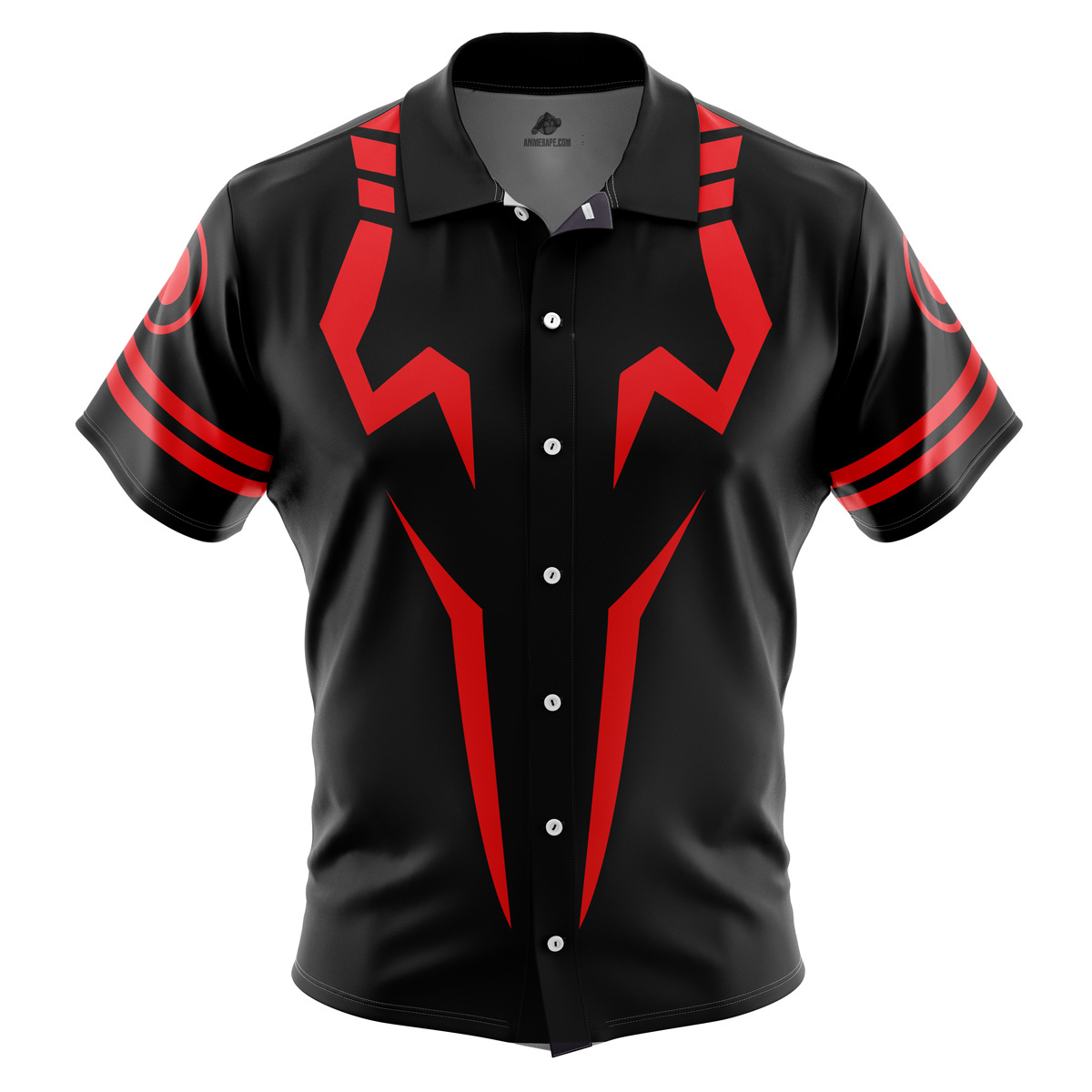 Sukuna Jujutsu Kaisen Button Up Hawaiian Shirt