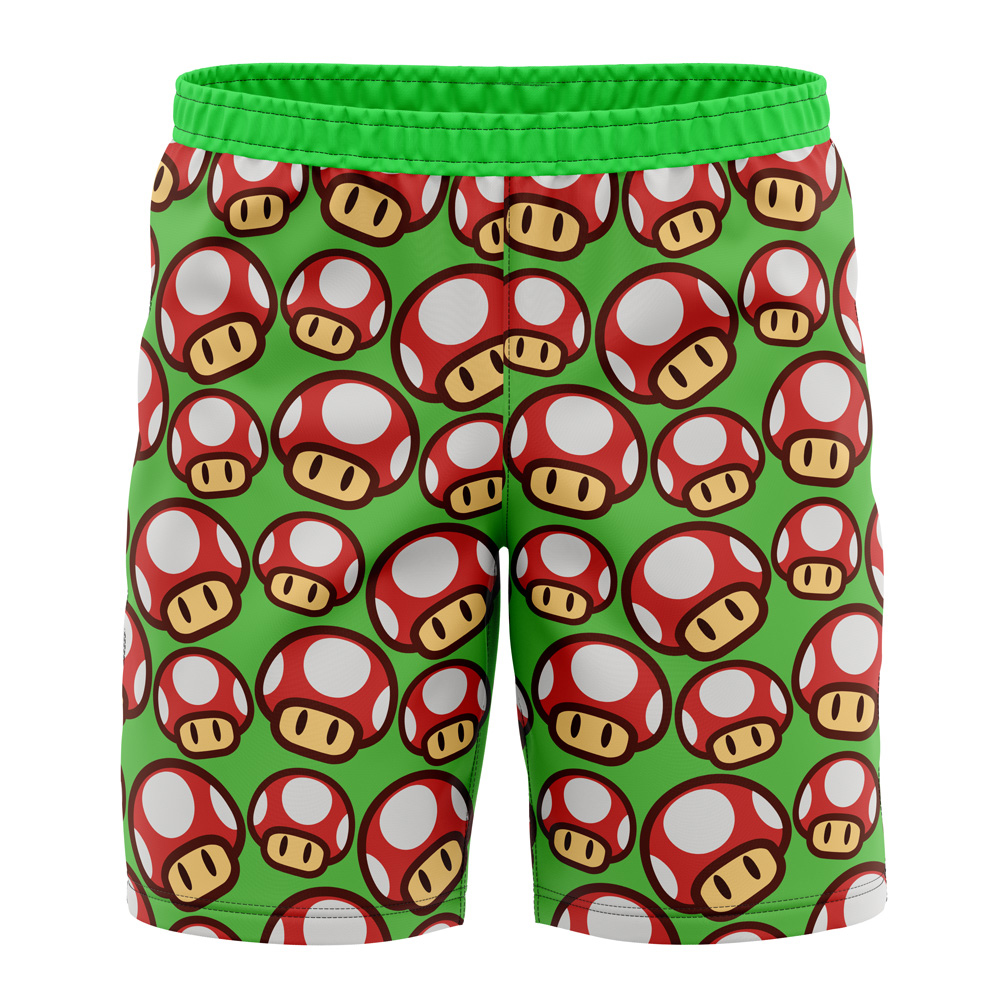 Super Mushroom Super Mario Board Shorts Swim Trunks