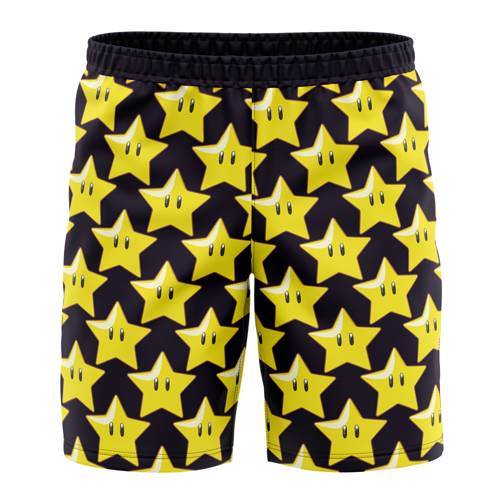 Super Star Super Mario Board Shorts Swim Trunks
