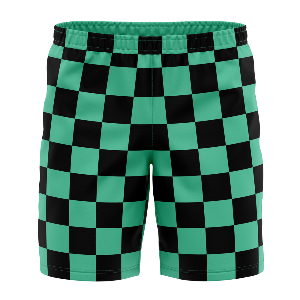 Tanjiro Kamado Demon Slayer Board Shorts Swim Trunks