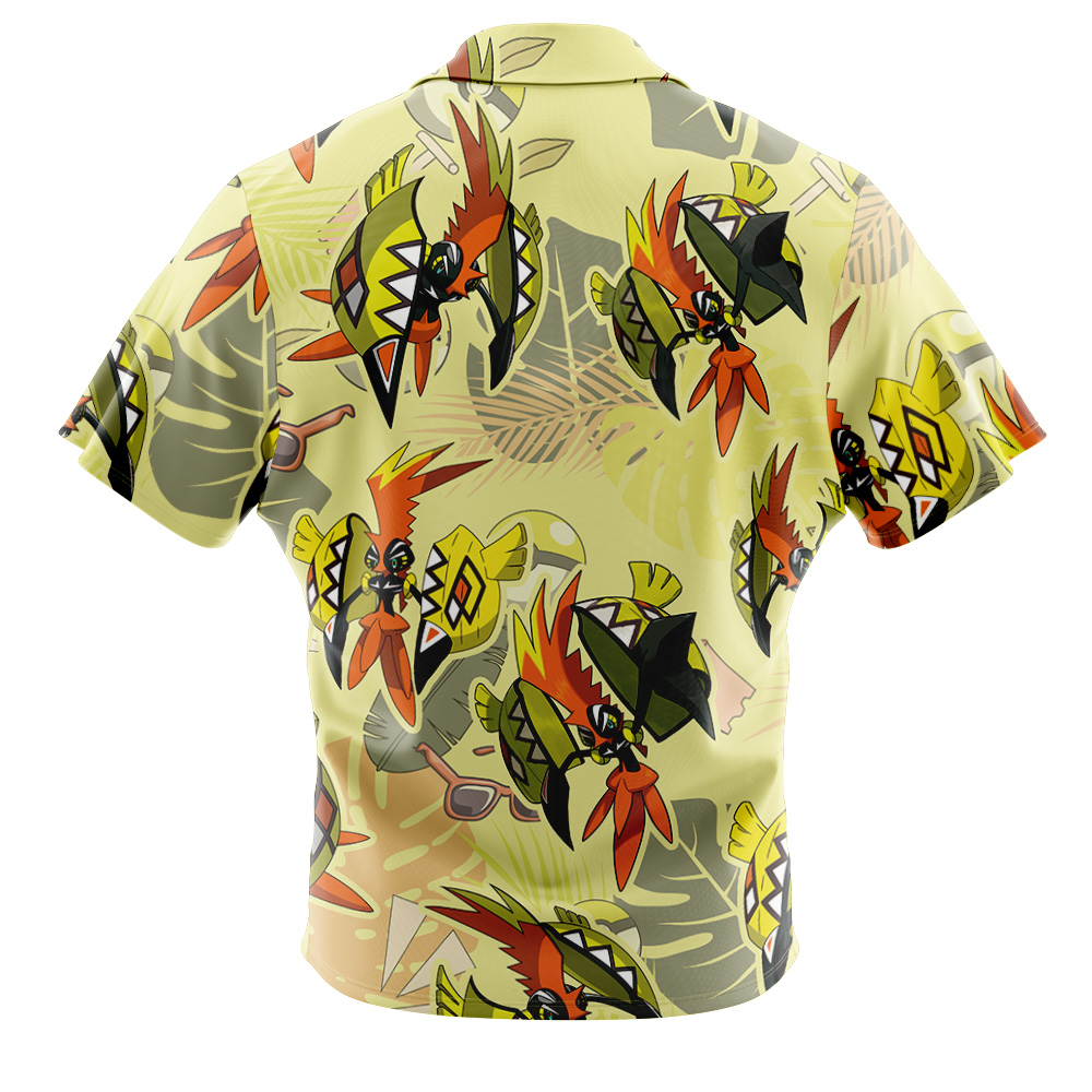 Tapu Koko Pokemon Button Up Hawaiian Shirt