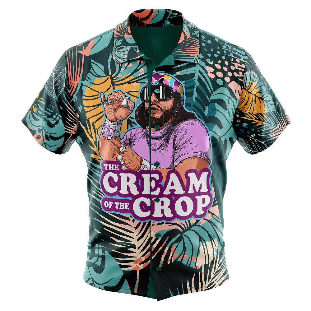 The Cream of the Crop Pro Wrestling Button Up Hawaiian Shirt v2