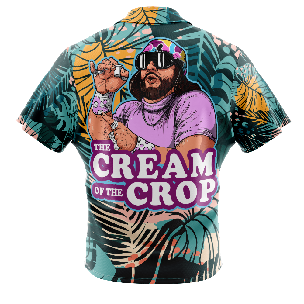 The Cream of the Crop Pro Wrestling Button Up Hawaiian Shirt v2