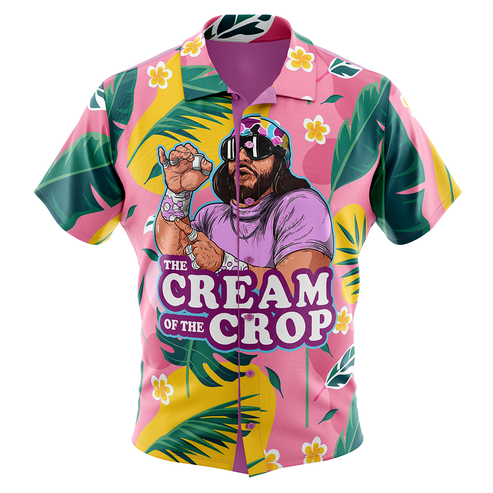 The Cream of the Crop Pro Wrestling Button Up Hawaiian Shirt version 3