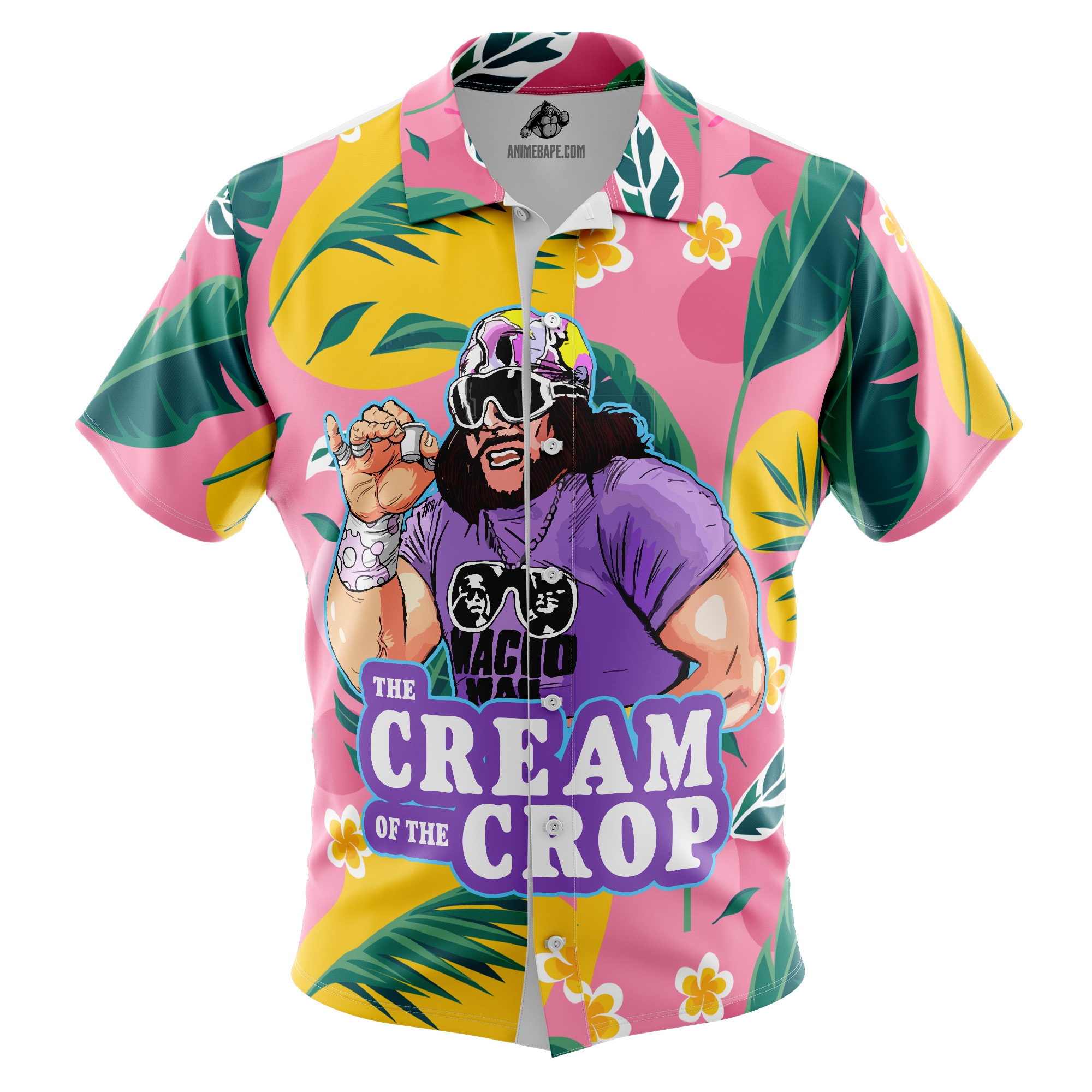 The Cream of the Crop Pro Wrestling Button Up Hawaiian Shirt version 8 -BXCS--1-1-1-2