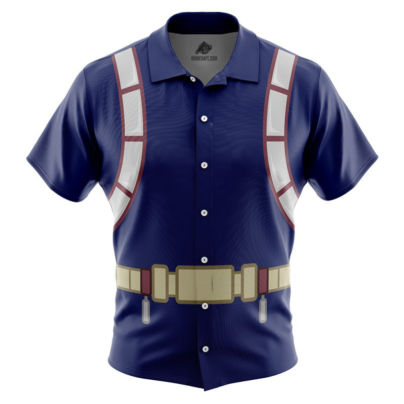 Todoroki My Hero Academia Button Up Hawaiian Shirt