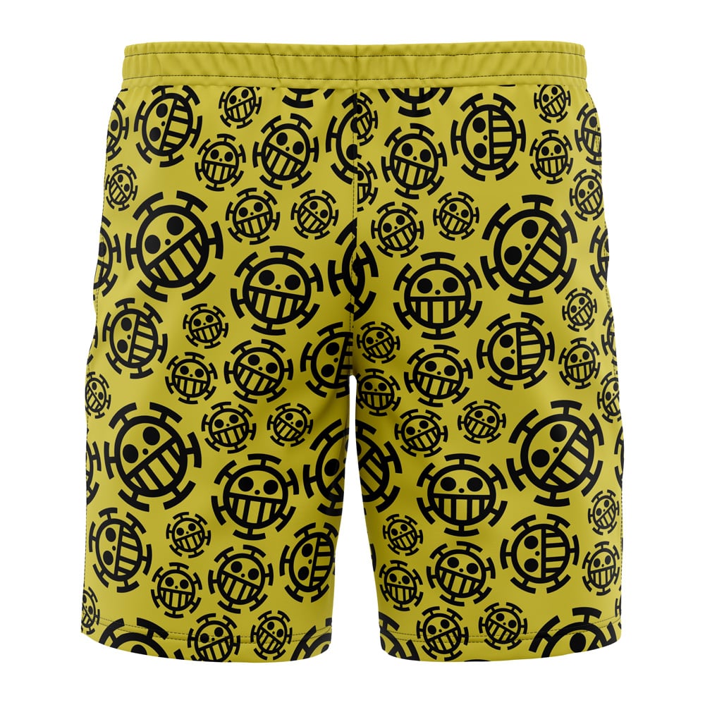 Trafalgar Law Jolly Roger One Piece Board Shorts Swim Trunks