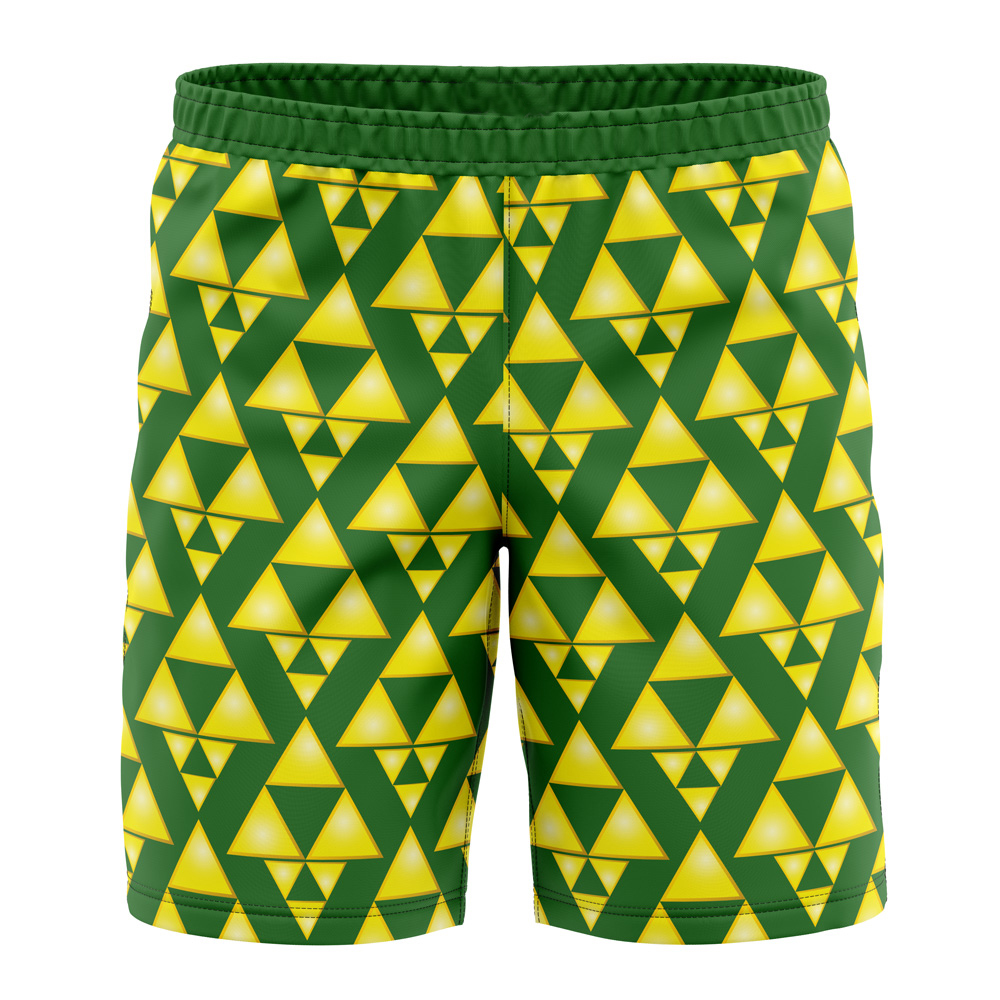 Tri Force The Legend of Zelda Board Shorts Swim Trunks