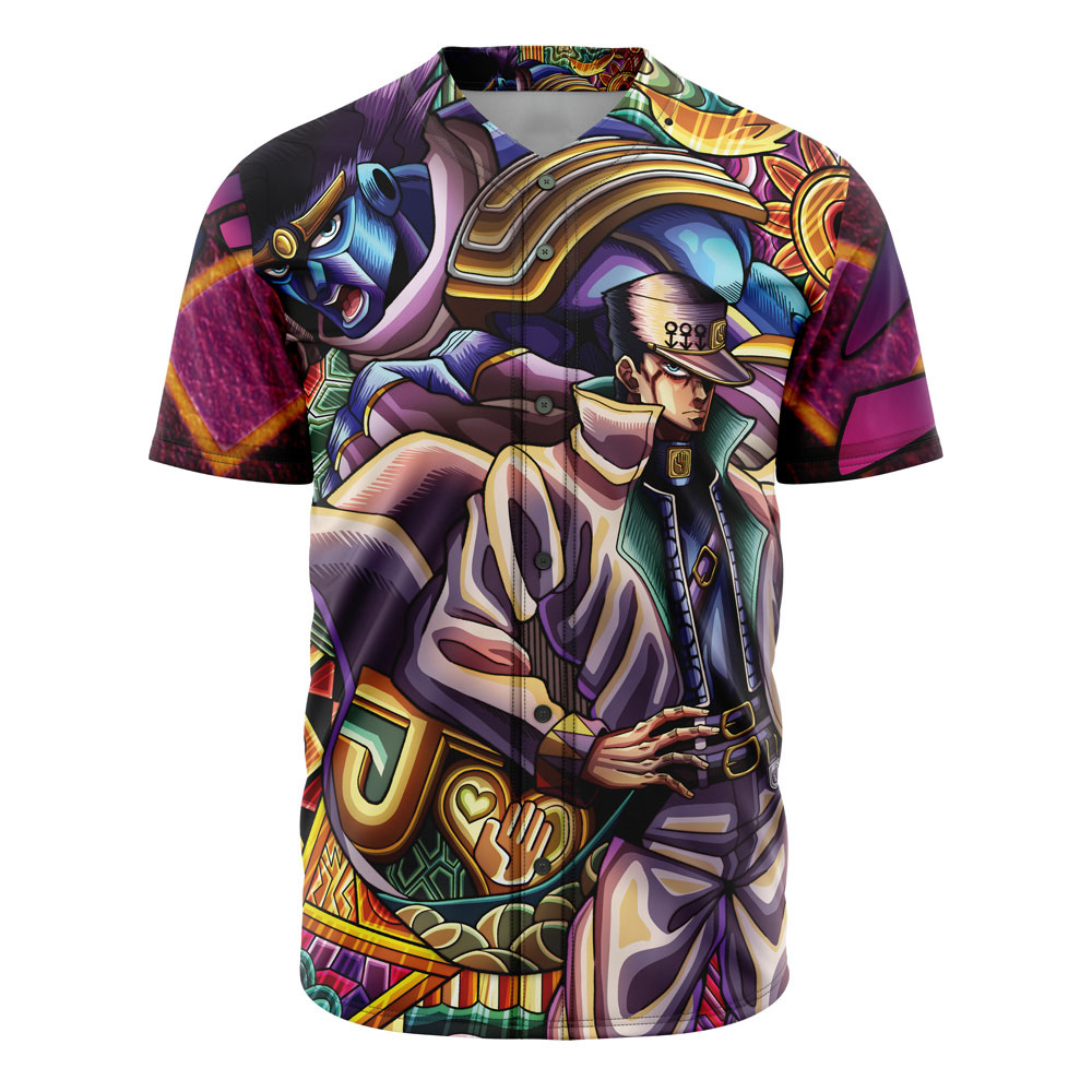 Trippy Jotaro Kujo JoJo's Bizarre Adventure Baseball Jersey