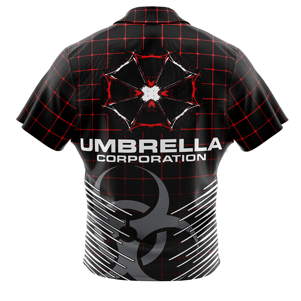 Umbrella Corp Resident Evil Button Up Hawaiian Shirt