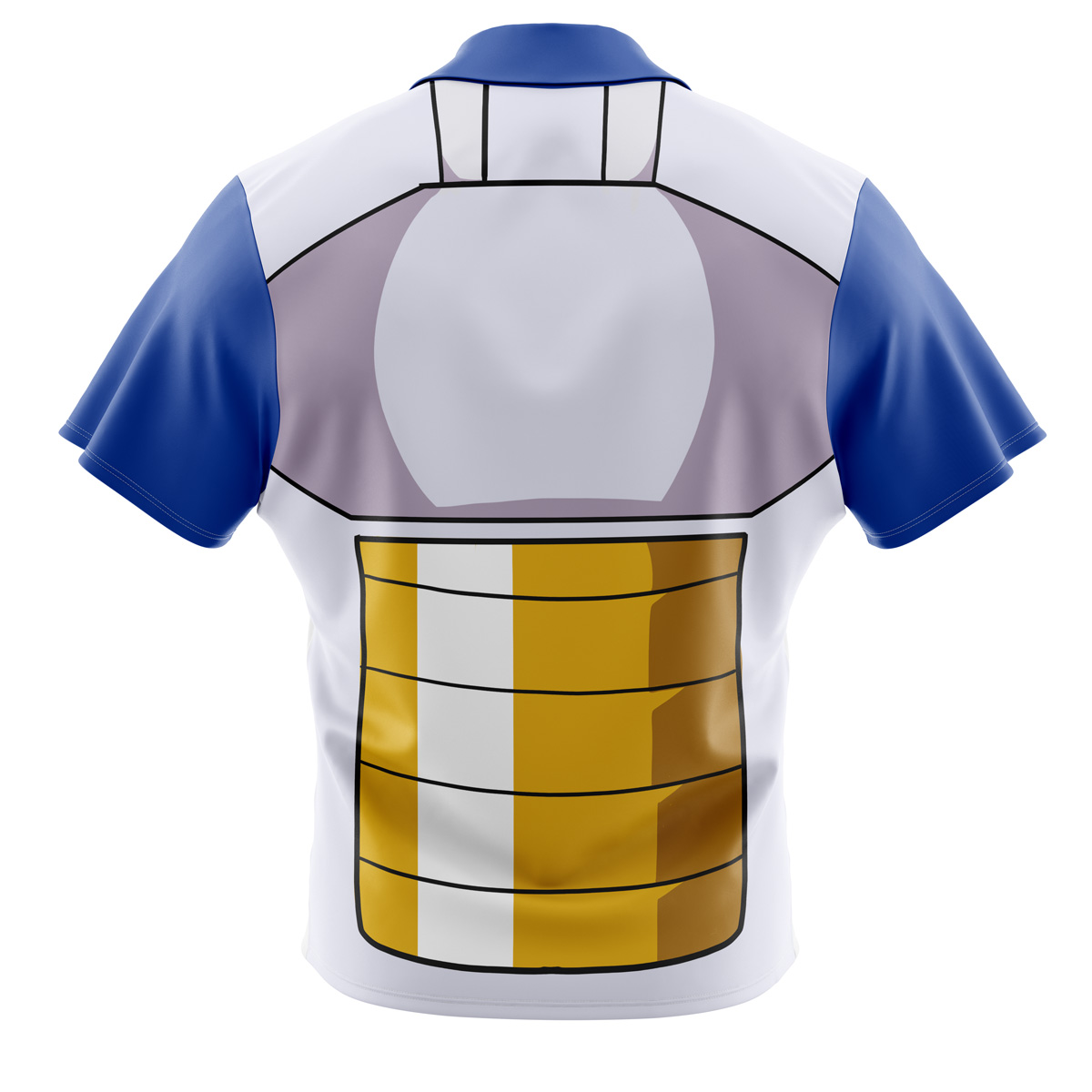Vegeta Armor DBZ Button Up Hawaiian Shirt