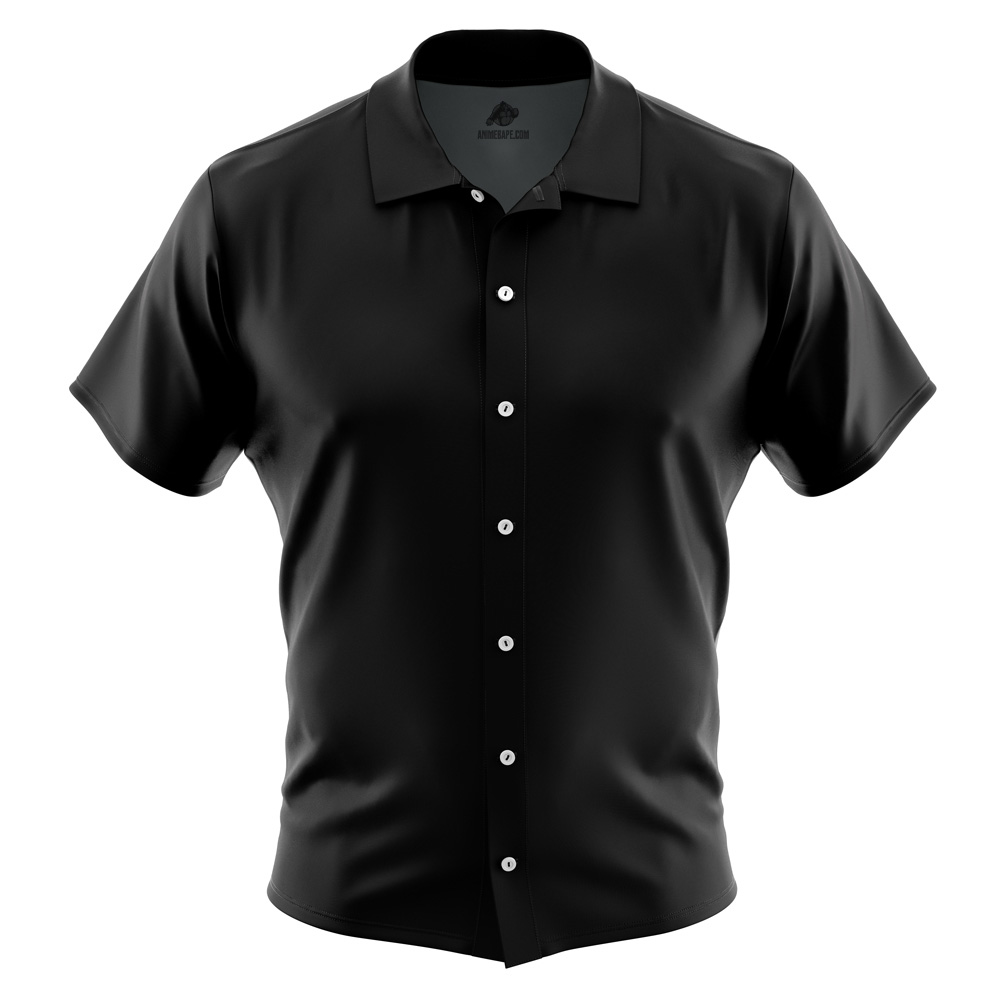 Vegeta Badman Black DBZ Button Up Hawaiian Shirt