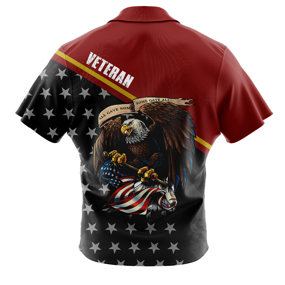 Veterans Some Gave All Button Up Hawaiian Shirt 826467-4