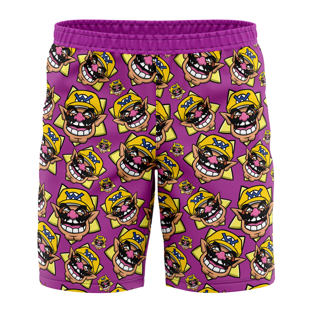 Wario Super Mario Board Shorts Swim Trunks