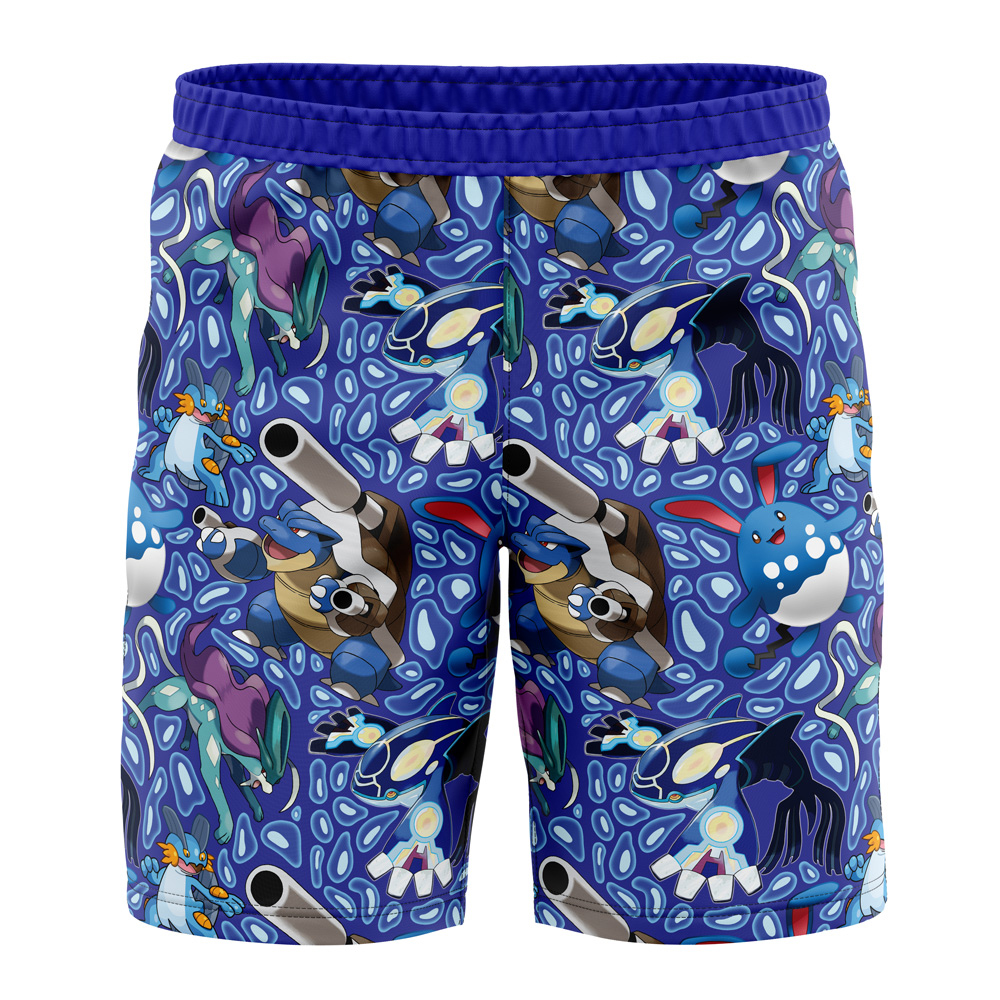 Water Type Pokemon Pokemon Board Shorts Swim Trunks
