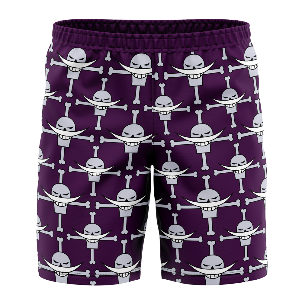 Whitebeard Jolly Roger One Piece Board Shorts Swim Trunks