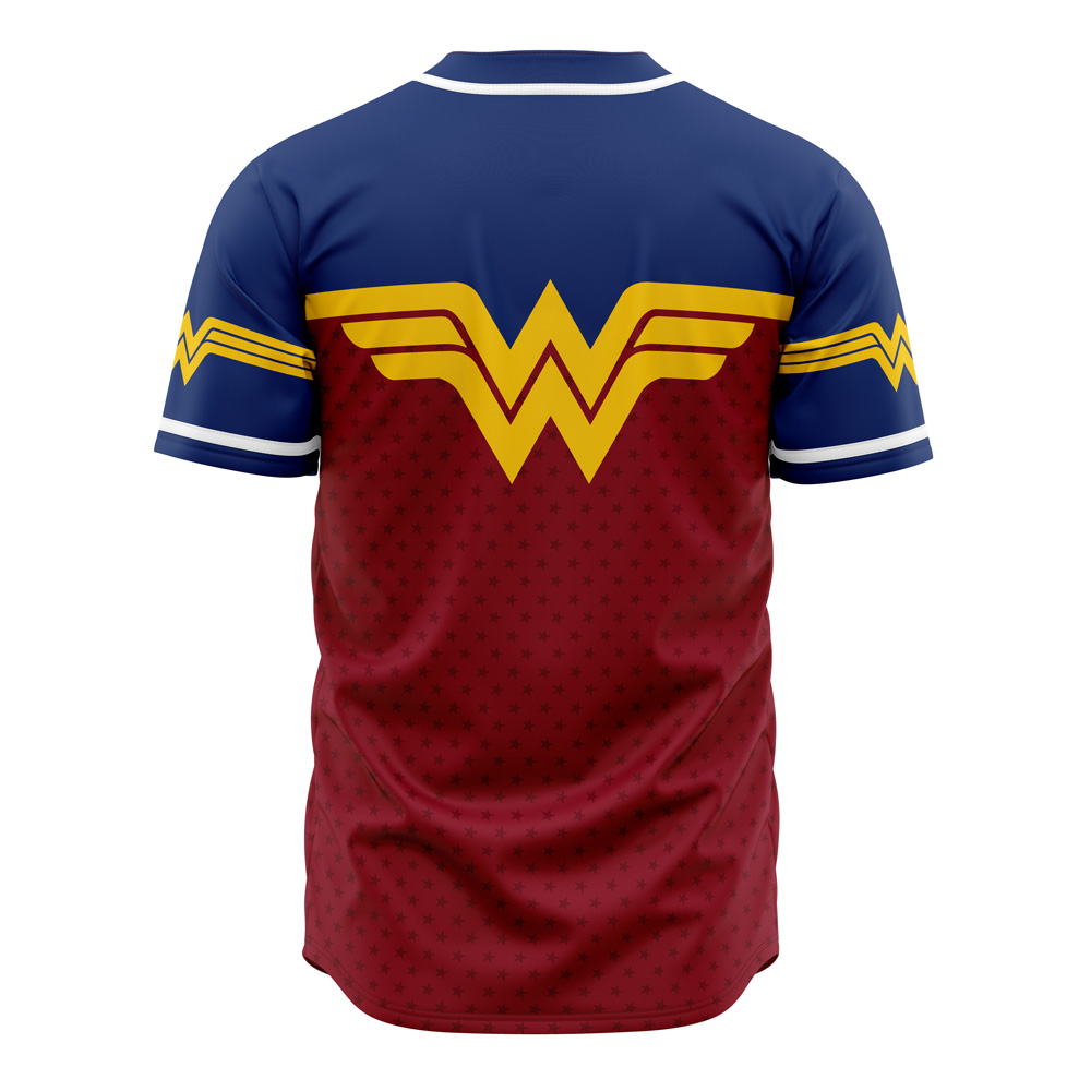Wonder Woman DC Comics Baseball Jersey