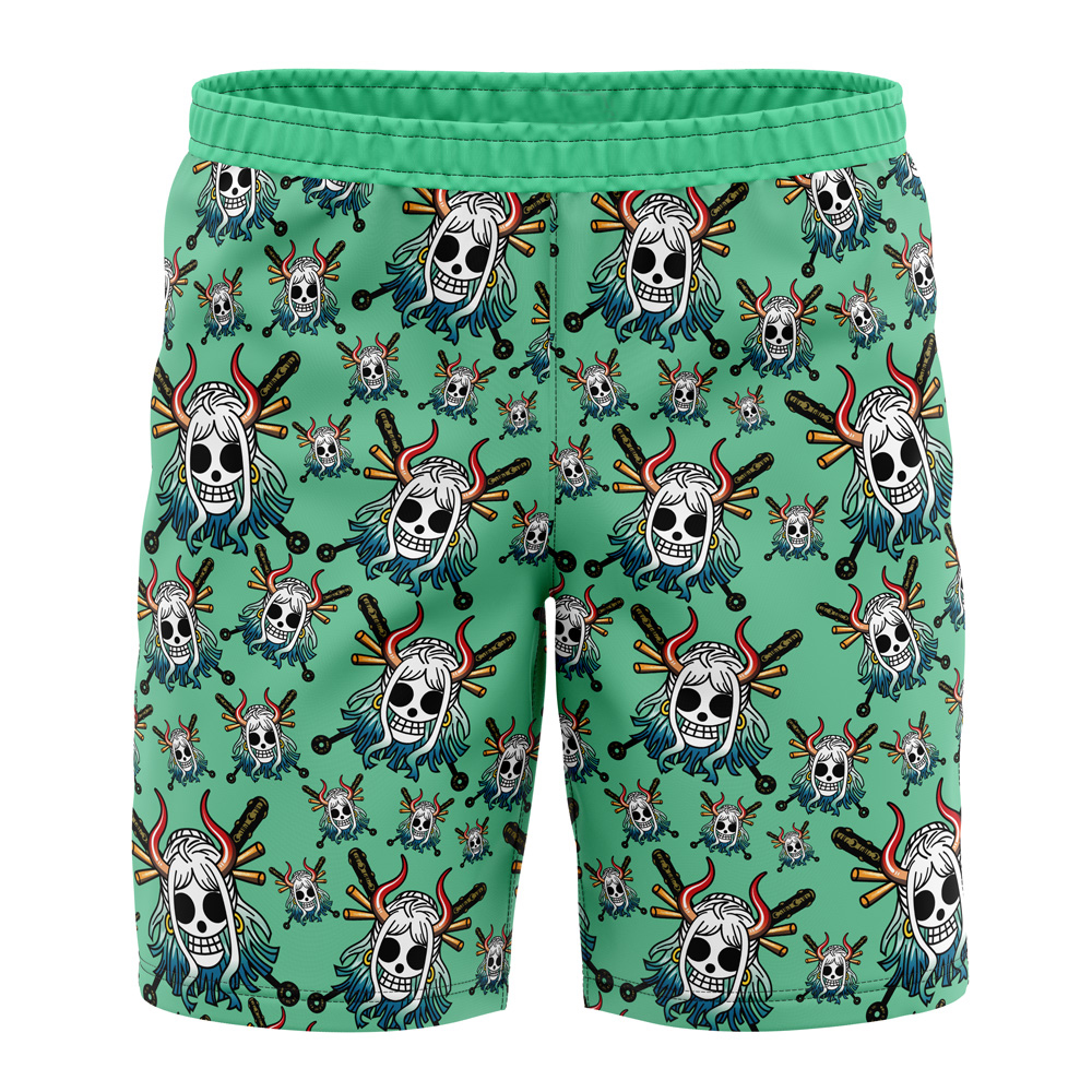 Yamato Jolly Roger One Piece Board Shorts Swim Trunks