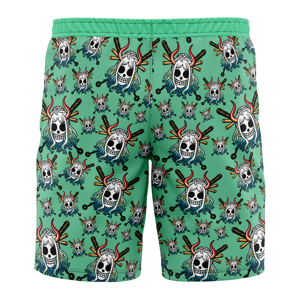 Yamato Jolly Roger One Piece Board Shorts Swim Trunks