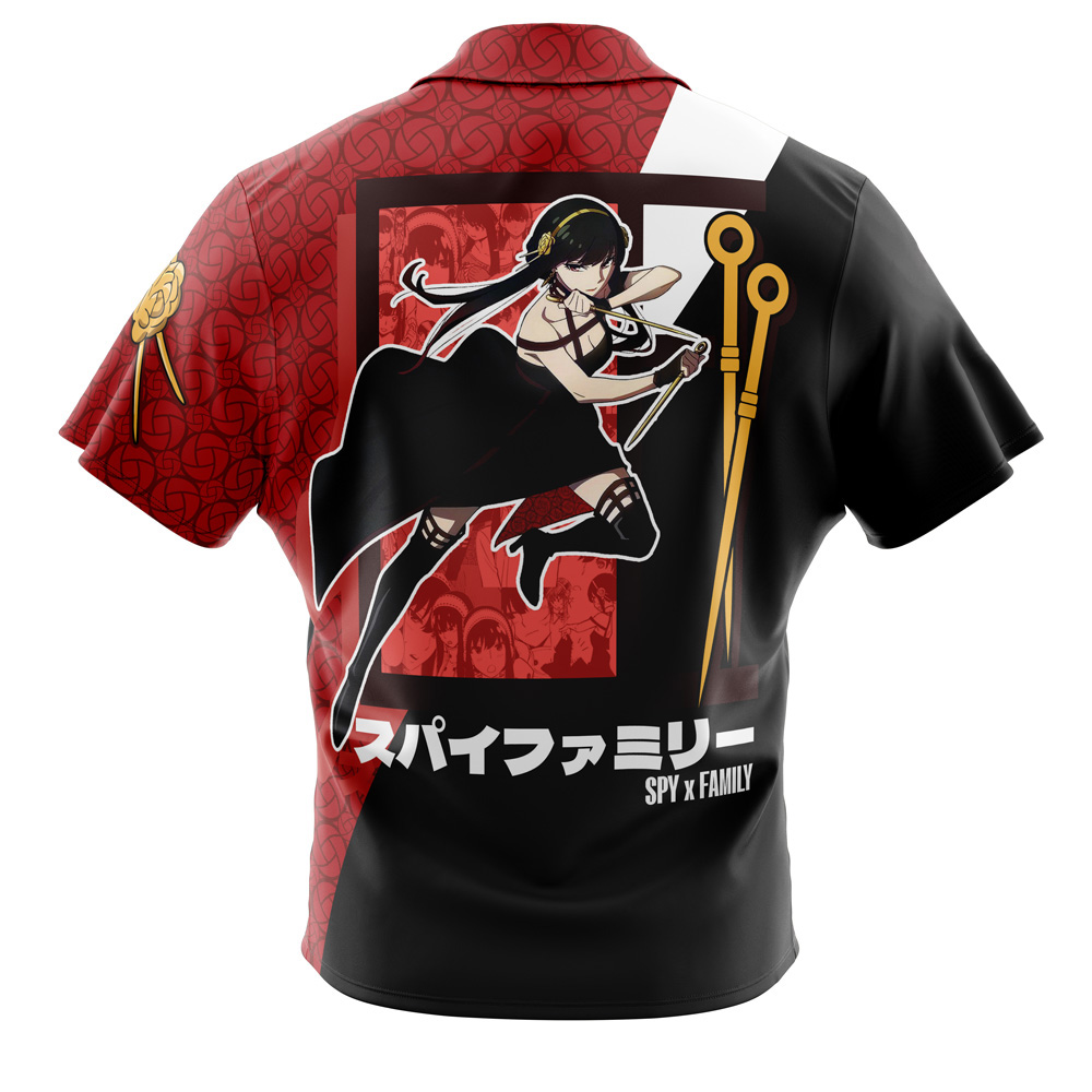 Yor Forger Spy x Family Button Up Hawaiian Shirt